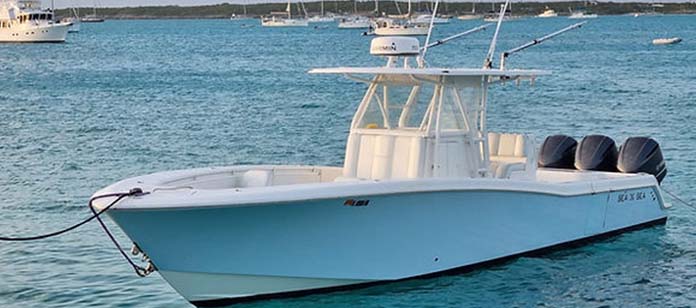 Boston Whaler 34ft - Boat Rental - Exuma - Great Guana Cay Adventures - Bahamas 2025
