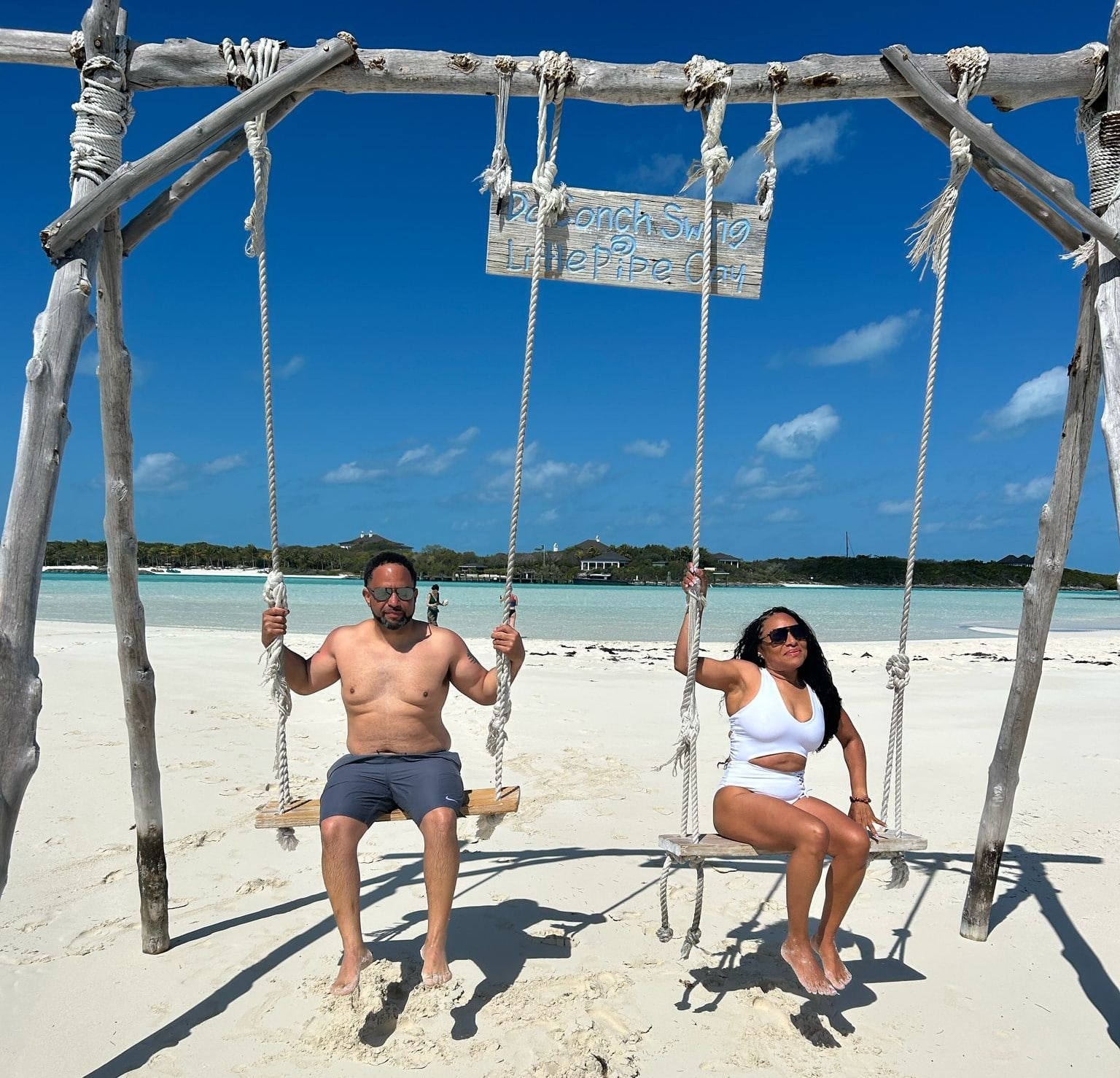Great Guana Cay Adventures - Exuma - Bahamas - Pipe Cay Sandbar & Swing
