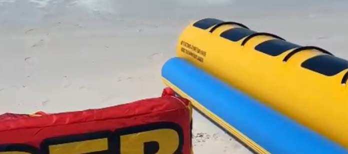 Banana Boat Thriller- Beachside Activities — Black Point, Exuma - Staniel Cay
