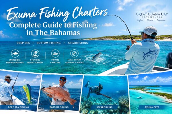 Private Exuma fishing charter in the Bahamas with Great Guana Cay Adventures