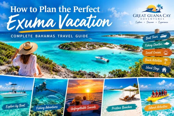 Planning an Exuma vacation with boat tours, beaches and island activities in the Bahamas
